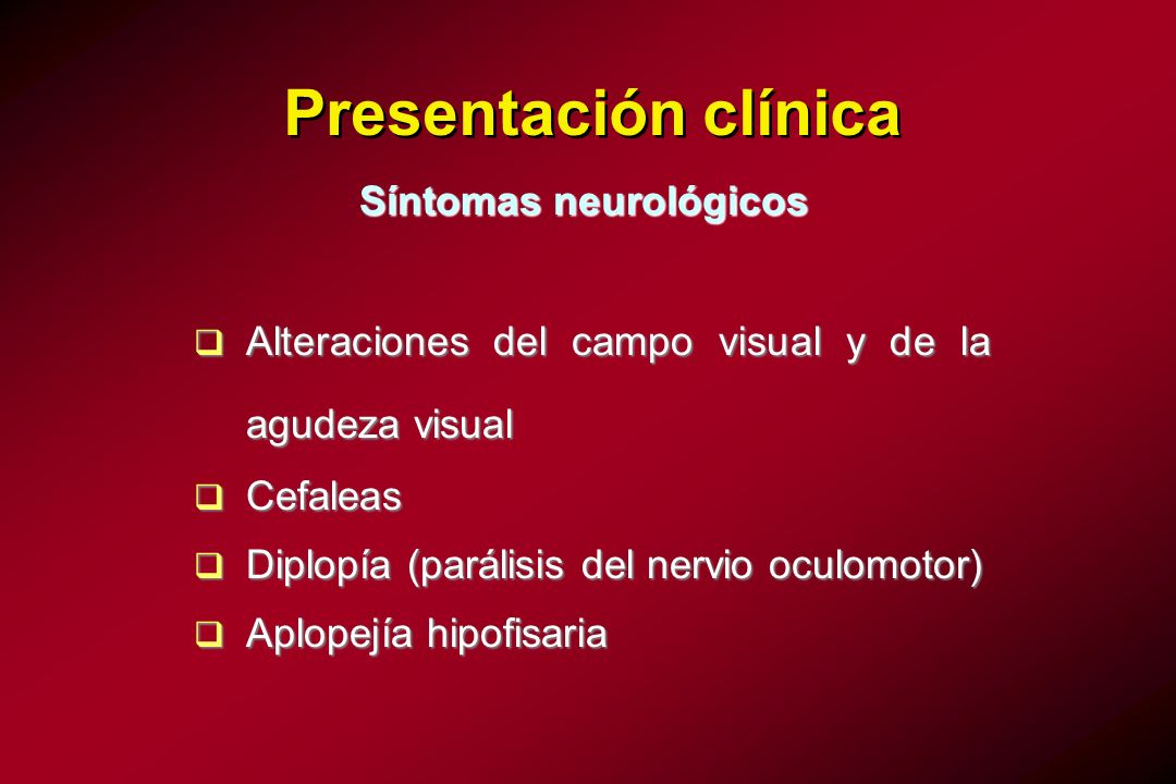 Hiperglucemia sintomas neurologicos